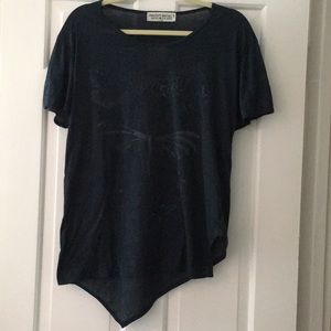 Project Social T Butterfly/Dragonfly Blue T-Shirt